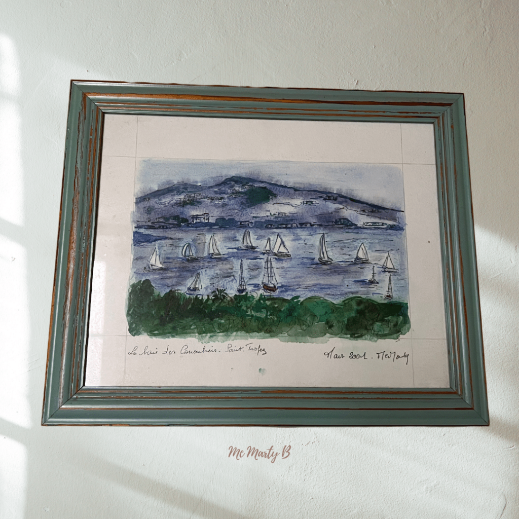 Marie-Christine Marty - paysage bleu