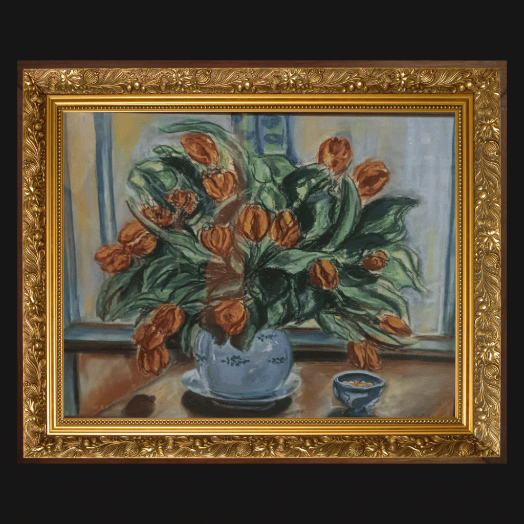 Bouquet mac marty peinture ceramique