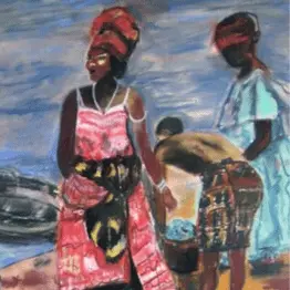 Marie Christine Marty artiste peintre afrique pastel